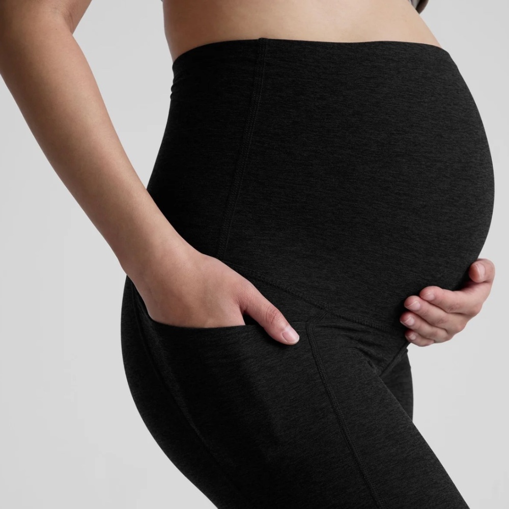 Spacedye Love the Bump Maternity Pocket Midi Legging - Medium